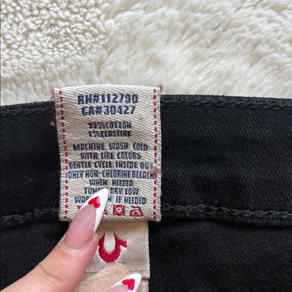 True Religion Black Denim Mini Skirt – Size 32 | Y2K Edge | Statement Style | - Picture 7 of 7